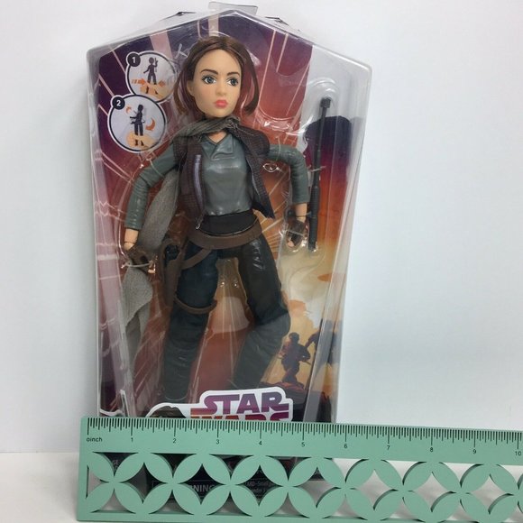 Star Wars Forces Of Destiny Jyn Erso 11" Doll Action Figure Baton Hasbro Disney - Picture 11 of 12